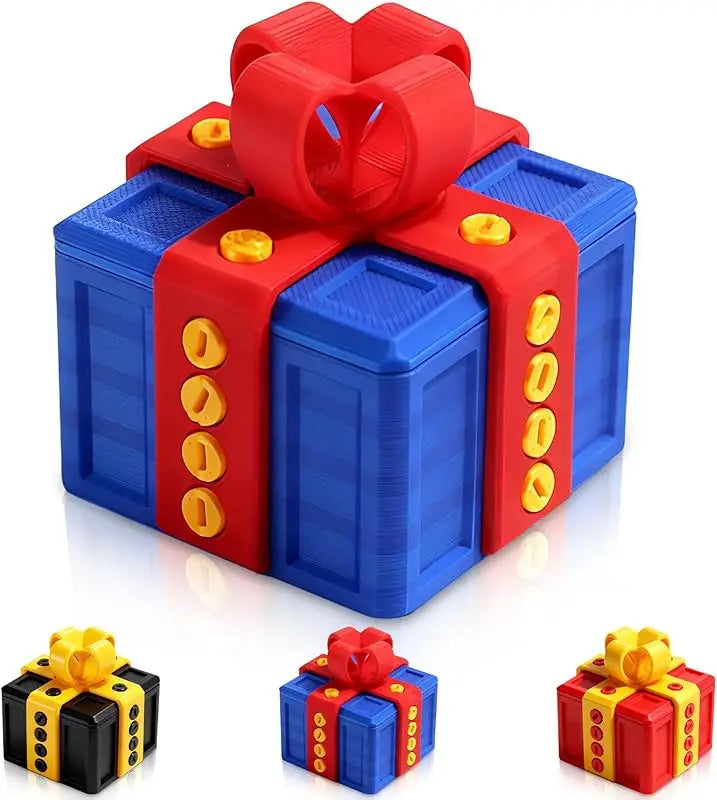 Boîte Cadeau Puzzle à Vis 3D - Surprise Mystère pour Noël & Saint-Valentin