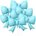 Ballons Nœud Papillon Roses 6 Pièces - Décoration Baby Shower Fille Mariage