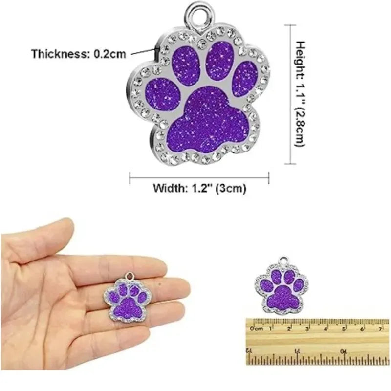 Médaille Personnalisée pour Chien et Chat - Gravure Nom, Téléphone & Date - Alliage Zinc Anti-Perte