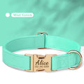Collier Chien Cuir Personnalisé Gravure Gratuite - Anti-Perte Petit Grand