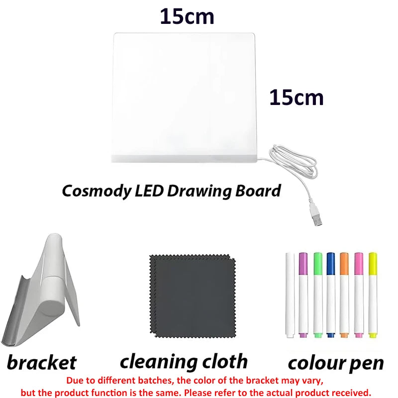 Tableau Lumineux LED Personnalisable - Message Effaçable USB pour Décoration & Cadeaux