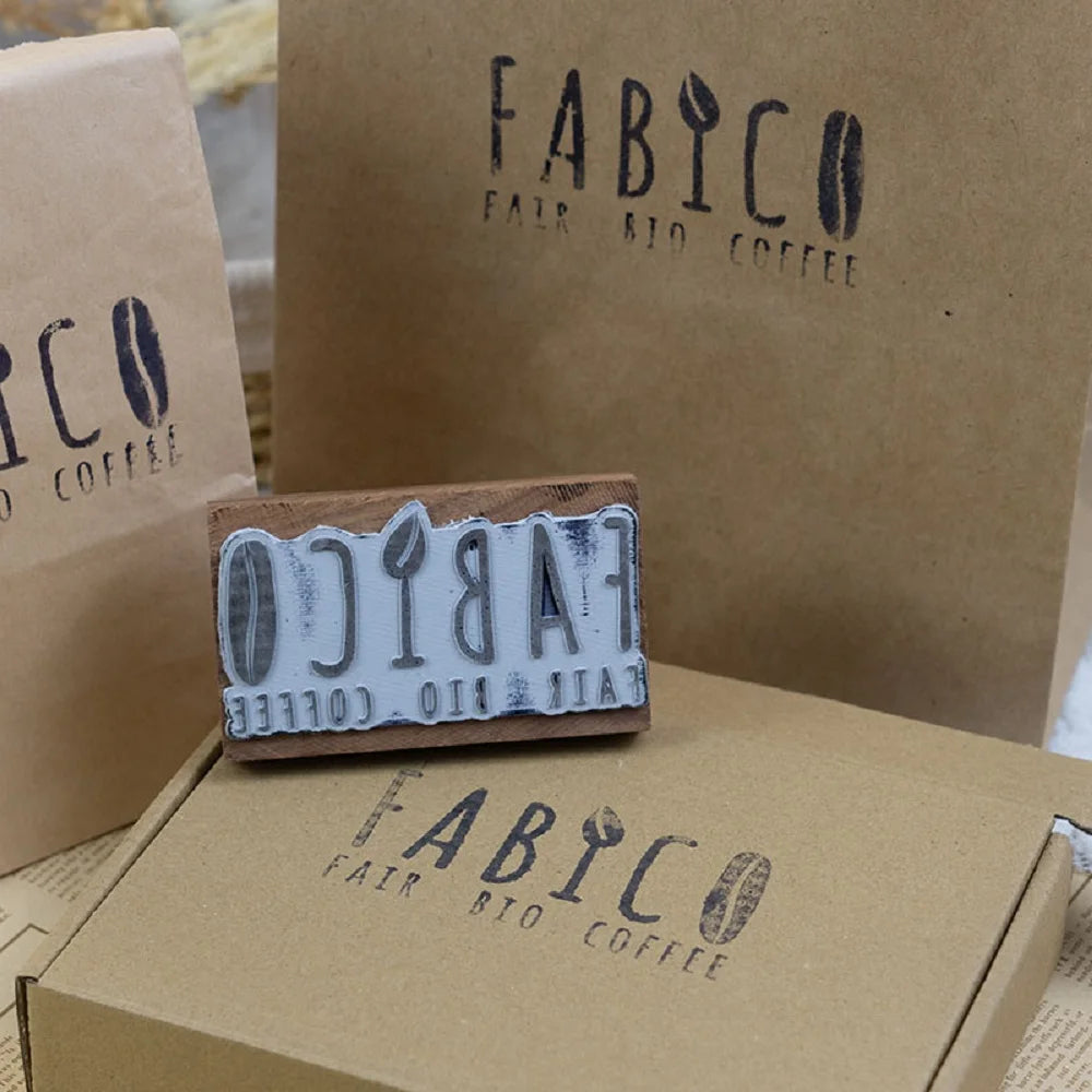 Tampon Personnalisé Logo Photo 40mm - Mariage Entreprise Adresse