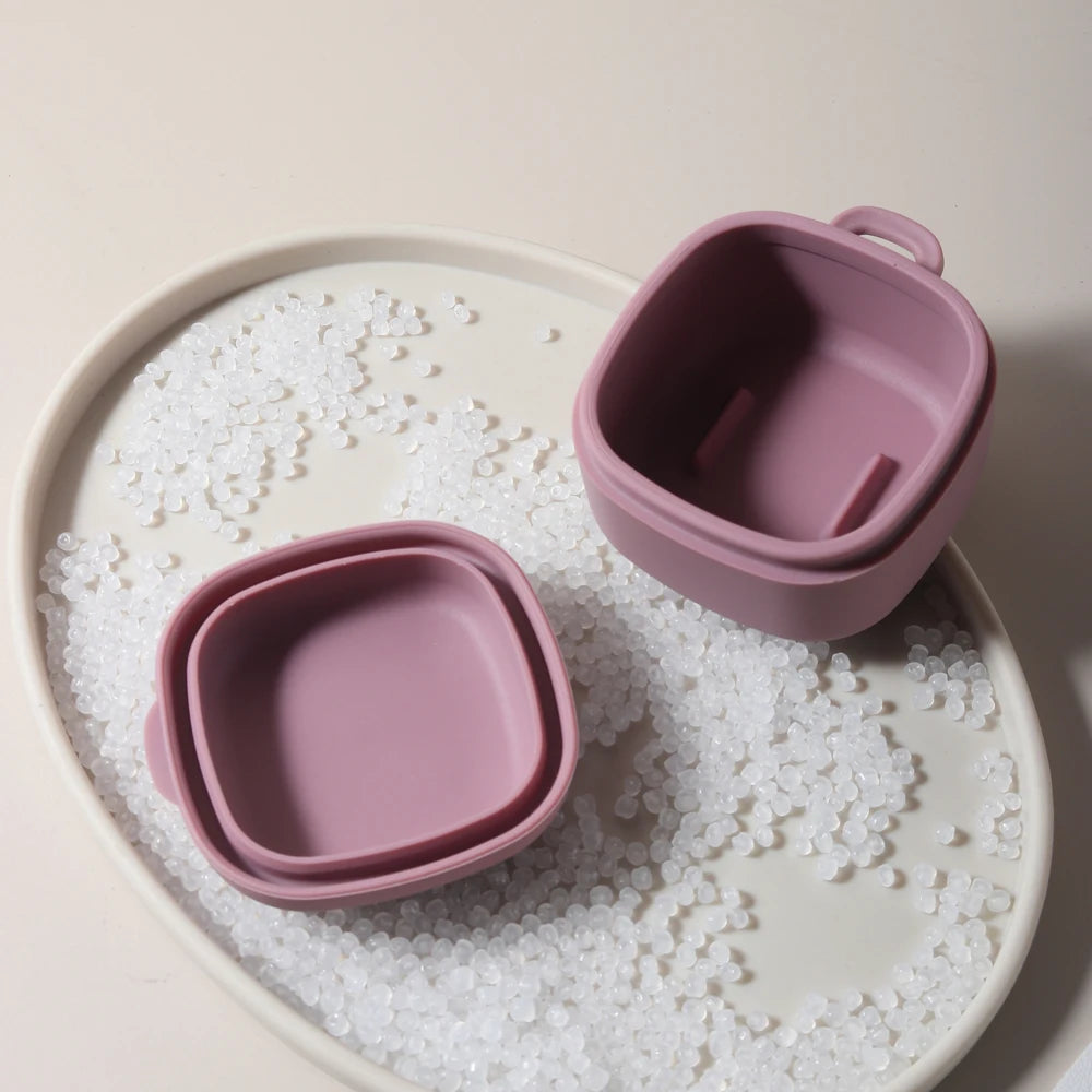 Coffret Souvenirs Bébé en Silicone - Boîte Mémoire Dents de Lait, Cordon & Tétine Personnalisable
