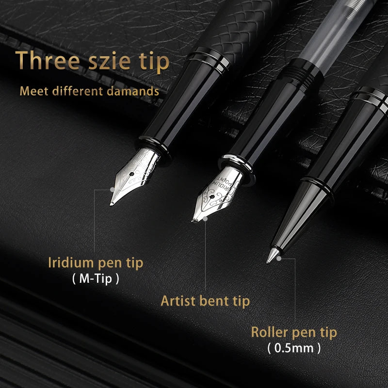 Coffret Stylo Plume Premium BAOKE - Set Cadeau avec Encre & Cartouches | Écriture Élégante