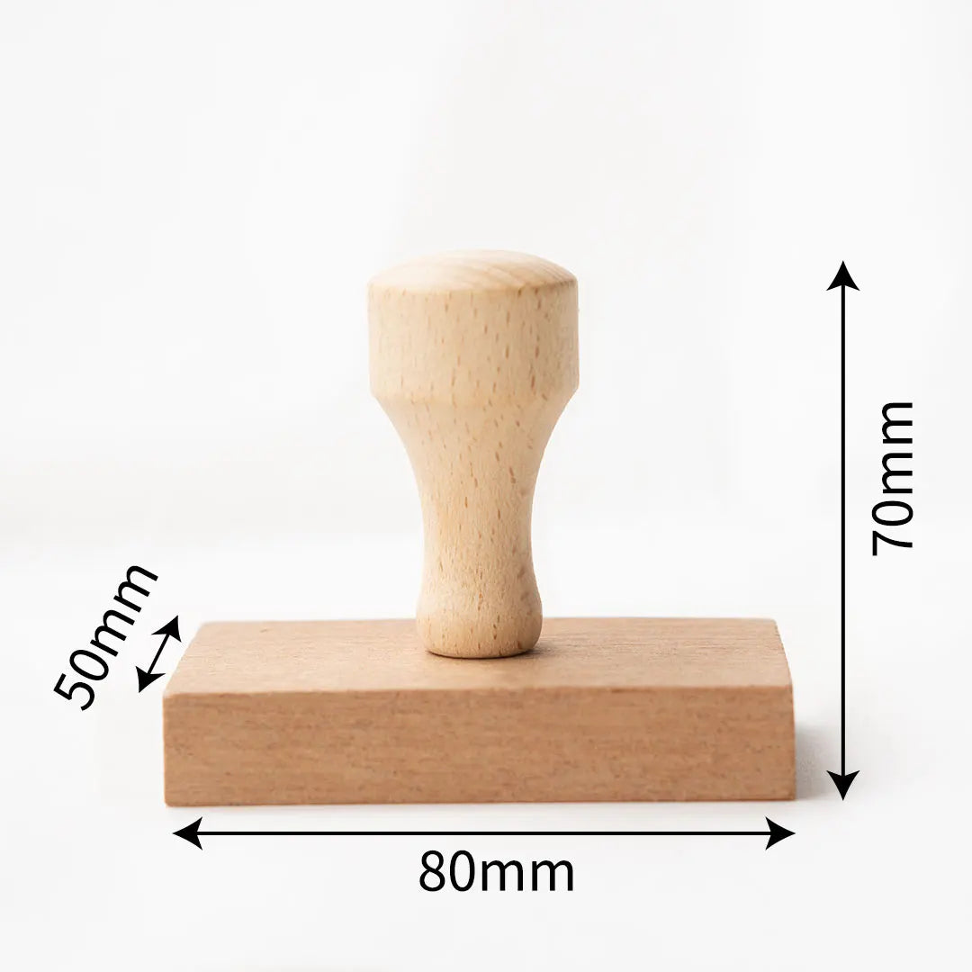 Tampon Personnalisé Logo Photo 40mm - Mariage Entreprise Adresse