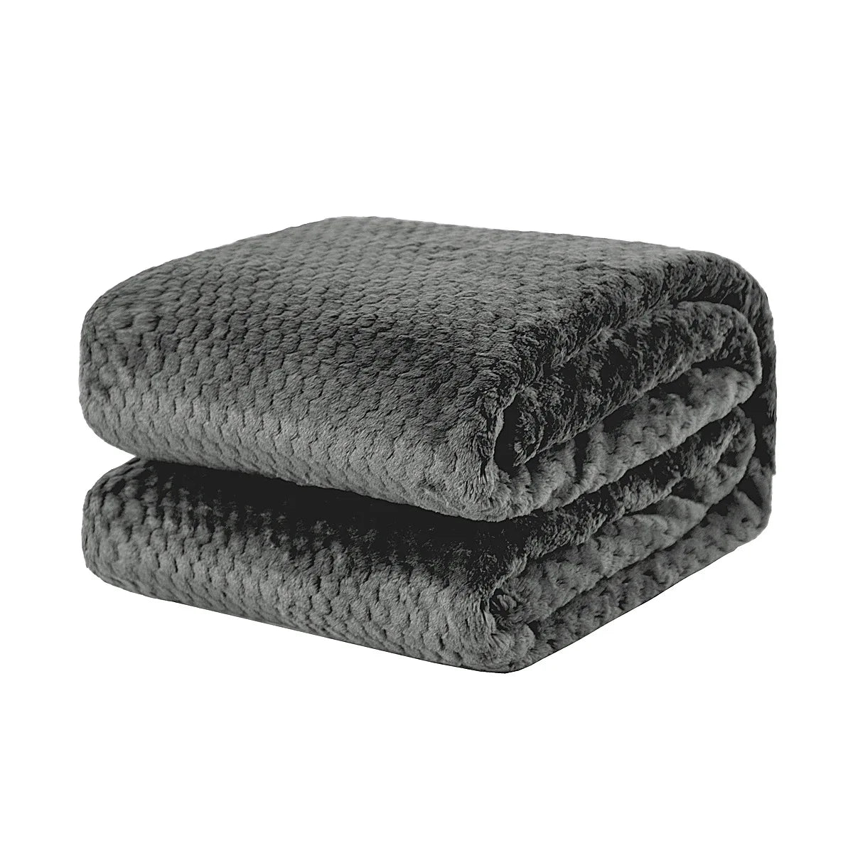 Couverture Brodée Personnalisée Chien Chat - Plaid Empreintes de Pattes Ultra-Doux