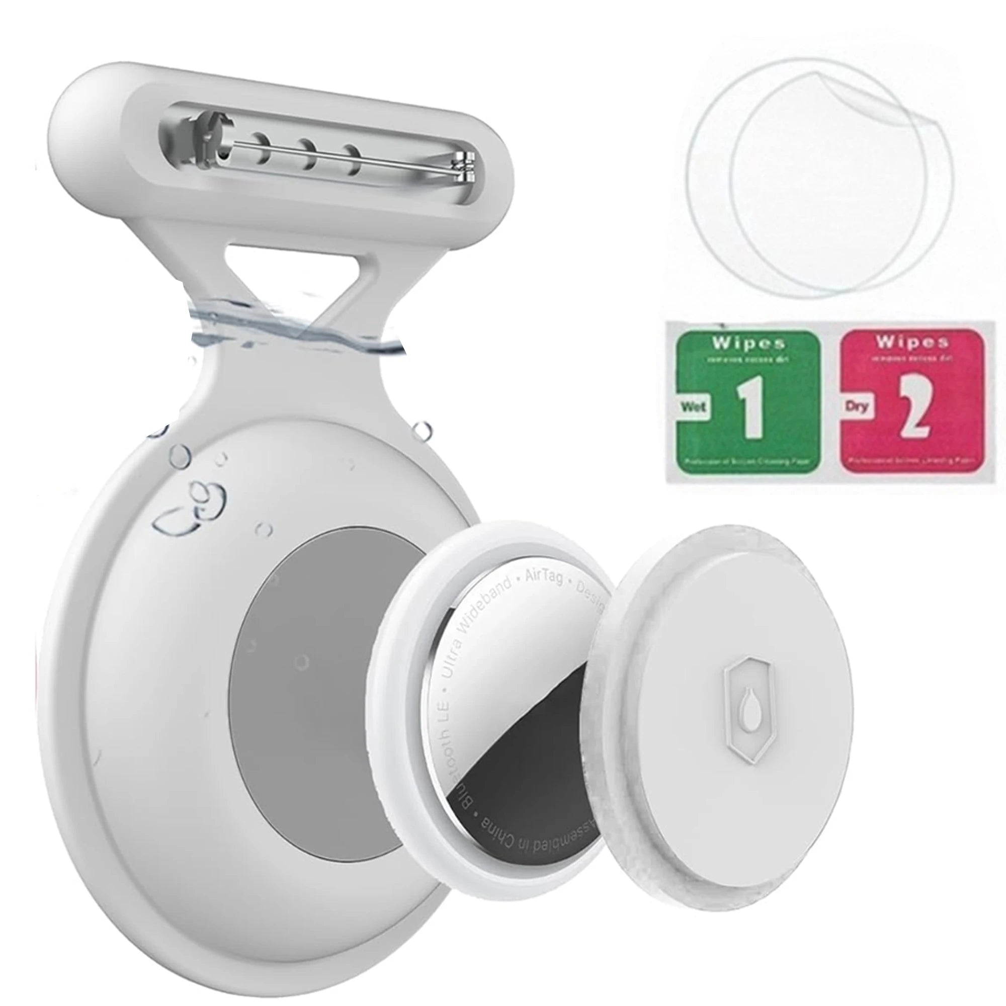 Bracelet AirTag Étanche Enfant Silicone - Tracker GPS Sécurité