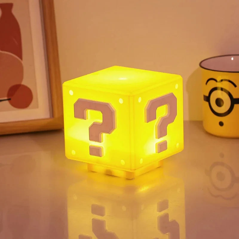Lampe LED Point d'Interrogation avec Musique - Veilleuse Enfant USB Rechargeable - Cadeau Anime