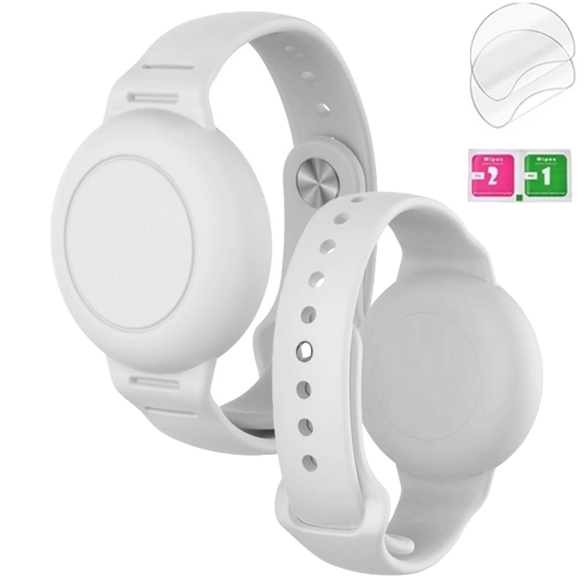 Bracelet AirTag Étanche Enfant Silicone - Tracker GPS Sécurité