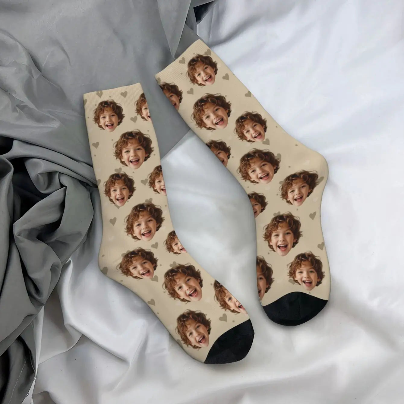 Chaussettes Personnalisées Photo Visage - Cadeau Original Unisexe