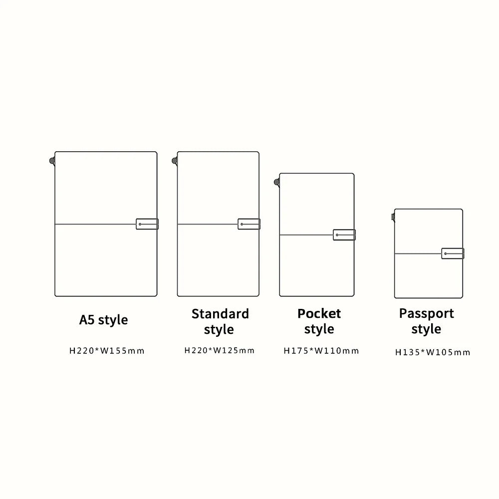 Journal Cuir Véritable 100% Rechargeable DIY - Carnet Voyage Rétro Personnalisé