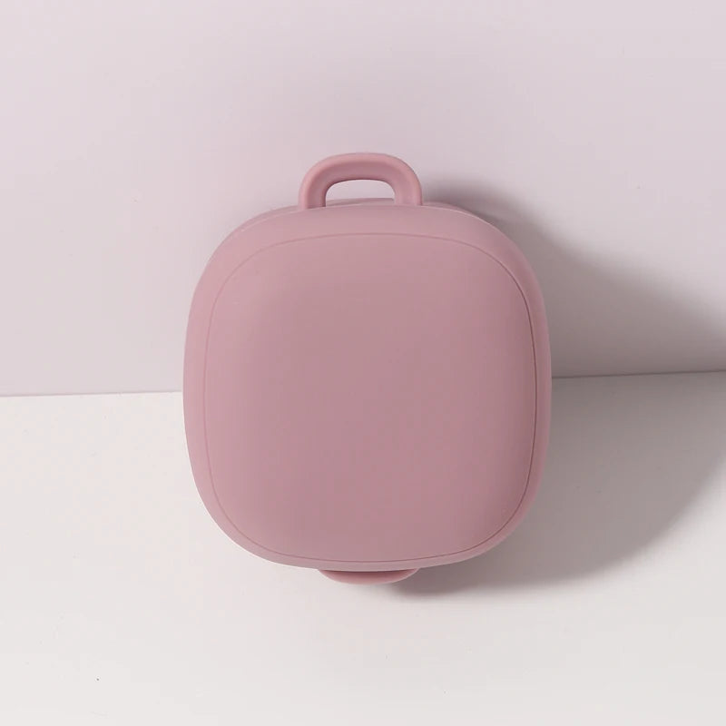 Coffret Souvenirs Bébé en Silicone - Boîte Mémoire Dents de Lait, Cordon & Tétine Personnalisable