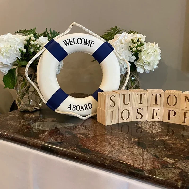 Blocs Bois Prénom Personnalisés Bébé - Annonce Grossesse Baby Shower Décoration