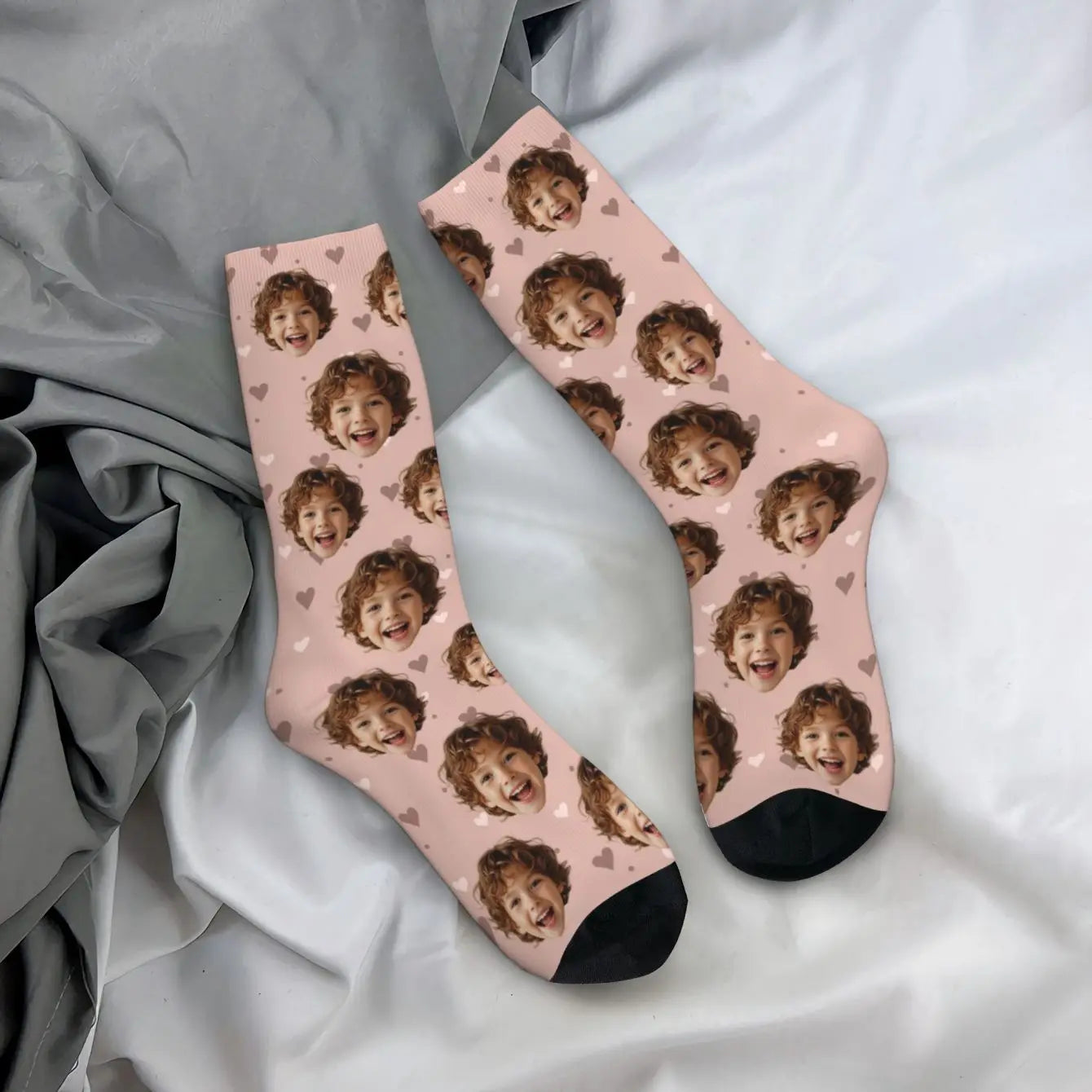Chaussettes Personnalisées Photo Visage - Cadeau Original Unisexe