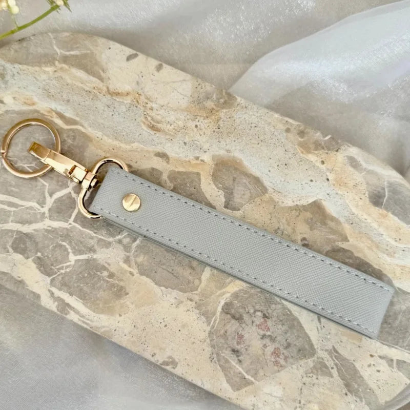 Porte-Clés Cuir PU Personnalisé - Gravure Laser Prénom ou Logo