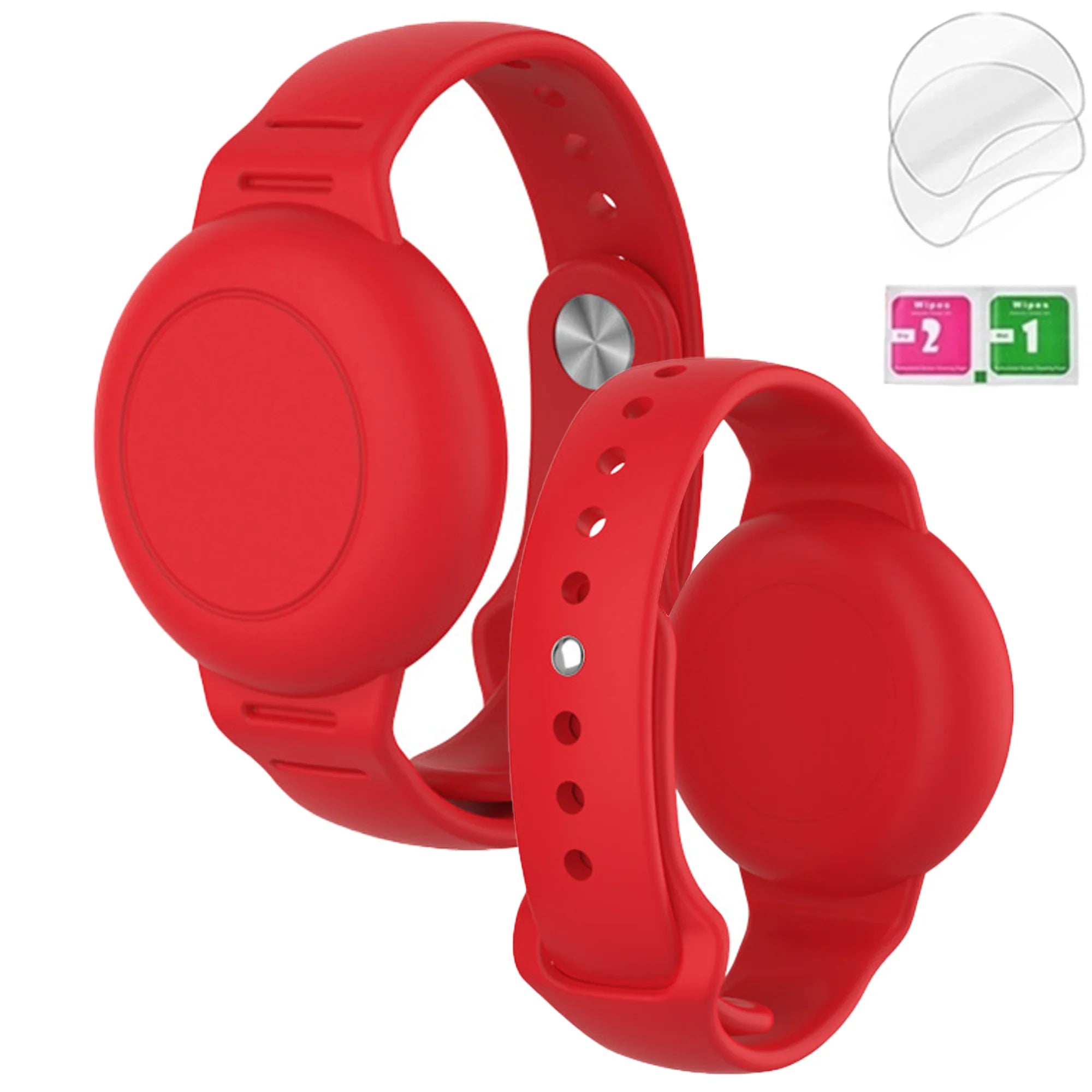 Bracelet AirTag Étanche Enfant Silicone - Tracker GPS Sécurité