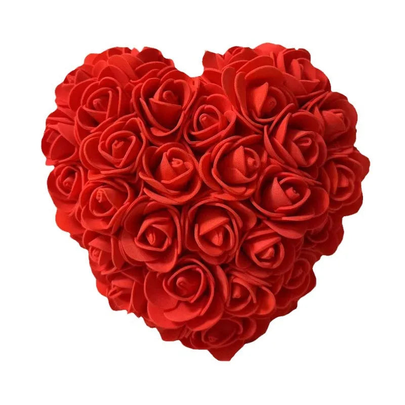 Rose Artificielle en Coffret Cadeau 15cm - Décoration Saint-Valentin et Fête des Mères