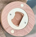 Décapsuleur Magnet Bois Personnalisé Logo Gravé - Cadeau Mariage Invités