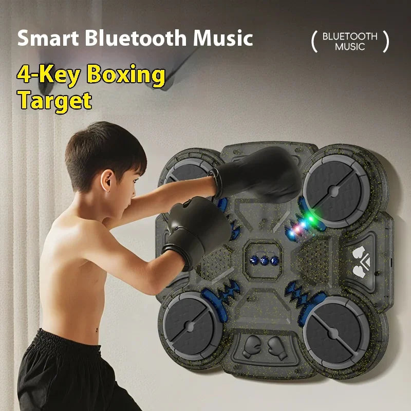 Machine de Boxe Musicale Bluetooth avec Score - Jeu Interactif Anti-Stress pour Enfants et Adultes