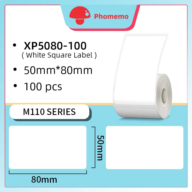 Imprimante Étiquettes Thermique Phomemo M110 - Bluetooth Portable pour Codes-Barres & Prix