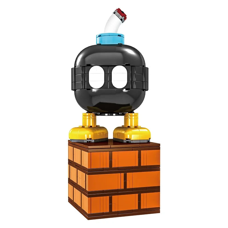 Briques de Construction Modèles Cartoon - Plante Piranha Fleur de Feu Étoiles Dynamite Cadeau Enfant Noël