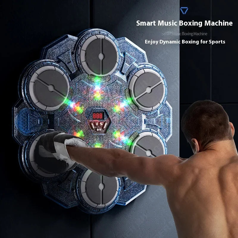Machine de Boxe Musicale Bluetooth avec Score - Jeu Interactif Anti-Stress pour Enfants et Adultes