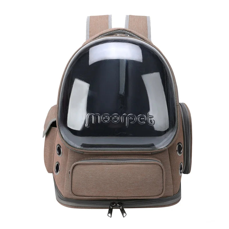 Sac de Transport Chat Transparent - Sac à Dos Respirant pour Chat et Petit Chien Voyage