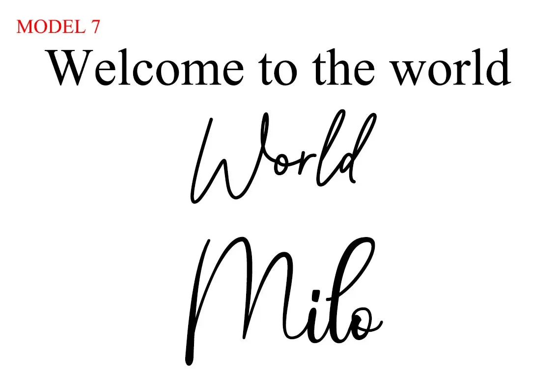 Stickers Personnalisés Ballons Bobo Prénoms 45/60/90cm - Mariage Baby Shower