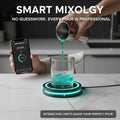 Dessous de Verre Intelligent LED pour Cocktails - Machine à Cocktails Maison avec Lumières Interactives