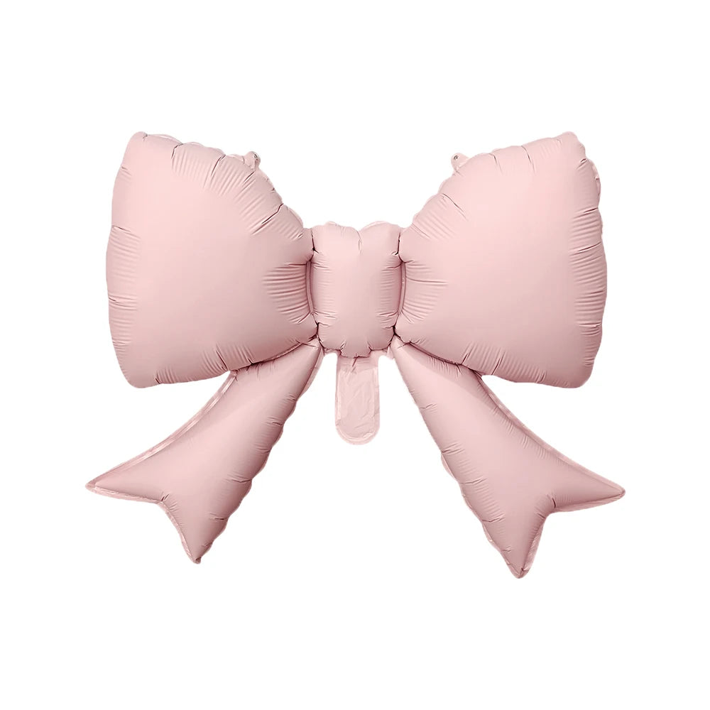 Ballons Nœud Papillon Roses 6 Pièces - Décoration Baby Shower Fille Mariage