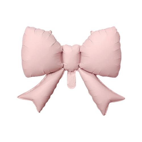 Ballons Nœud Papillon Roses 6 Pièces - Décoration Baby Shower Fille Mariage