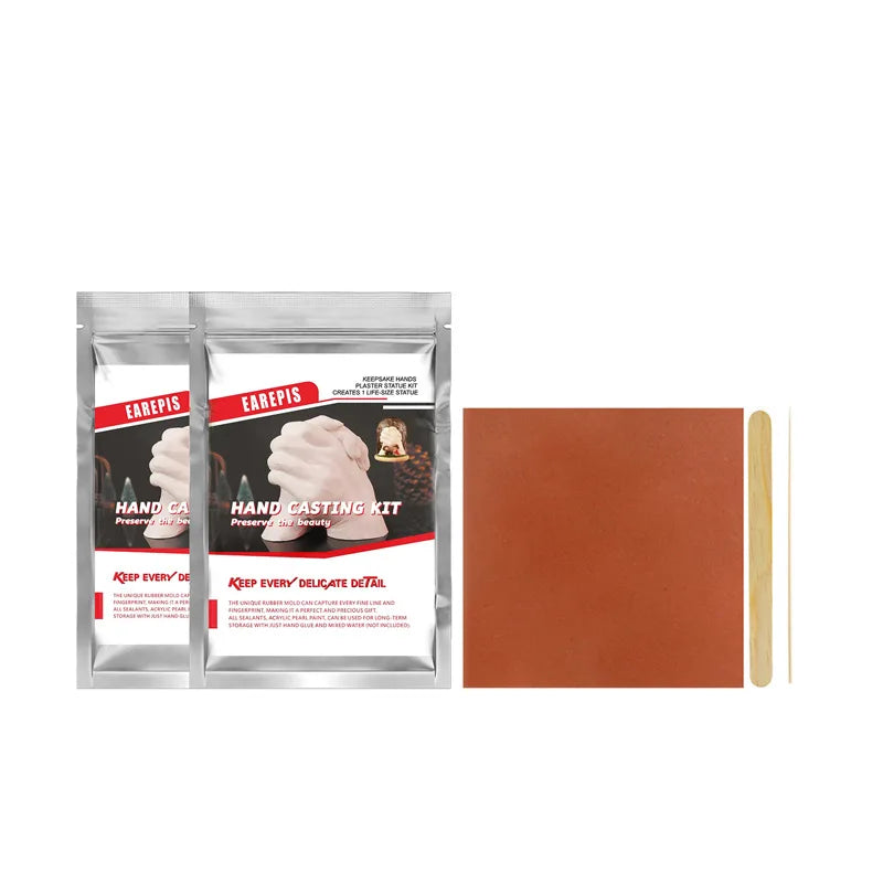 Kit Empreinte 3D Mains & Pieds - Cadeau Personnalisé Souvenir Famille