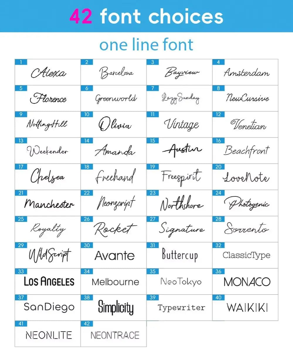 Enseigne Néon LED Personnalisée Texte Logo - Décoration Murale Bar Mariage Chambre