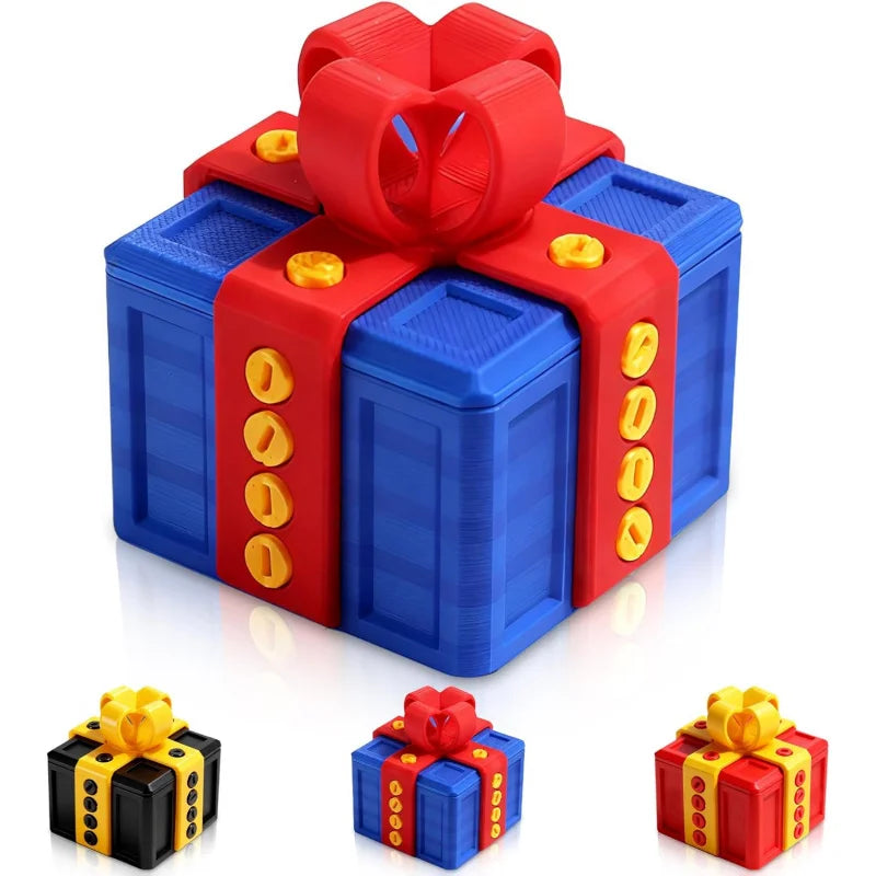 Boîte Cadeau Puzzle à Vis 3D - Surprise Mystère pour Noël & Saint-Valentin