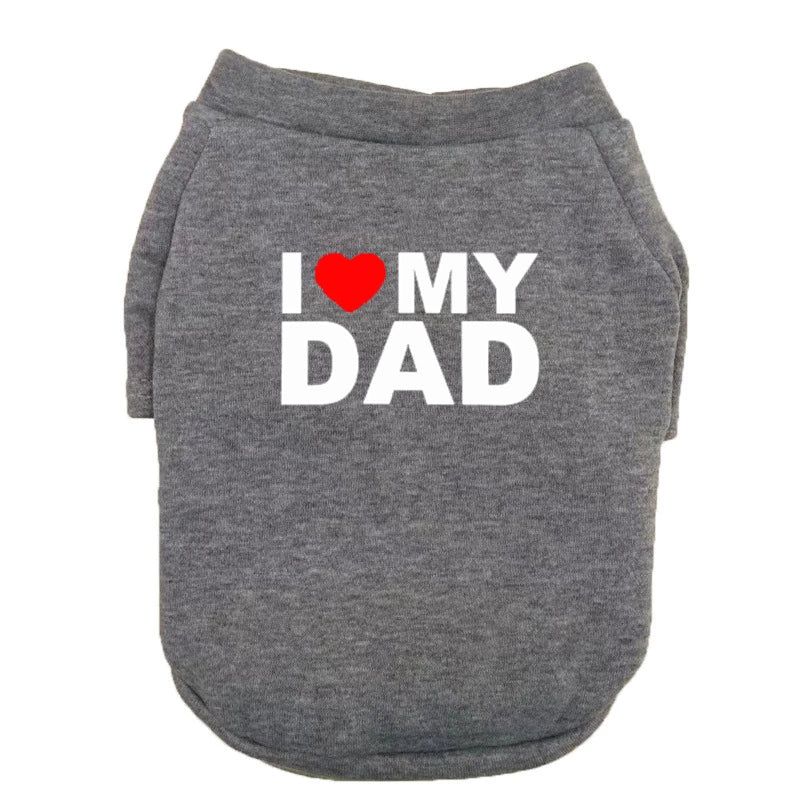 Hoodie Chien Pet DAD - Sweat Automne Hiver Chihuahua Chaton | Vêtement Chaud Petit Chien