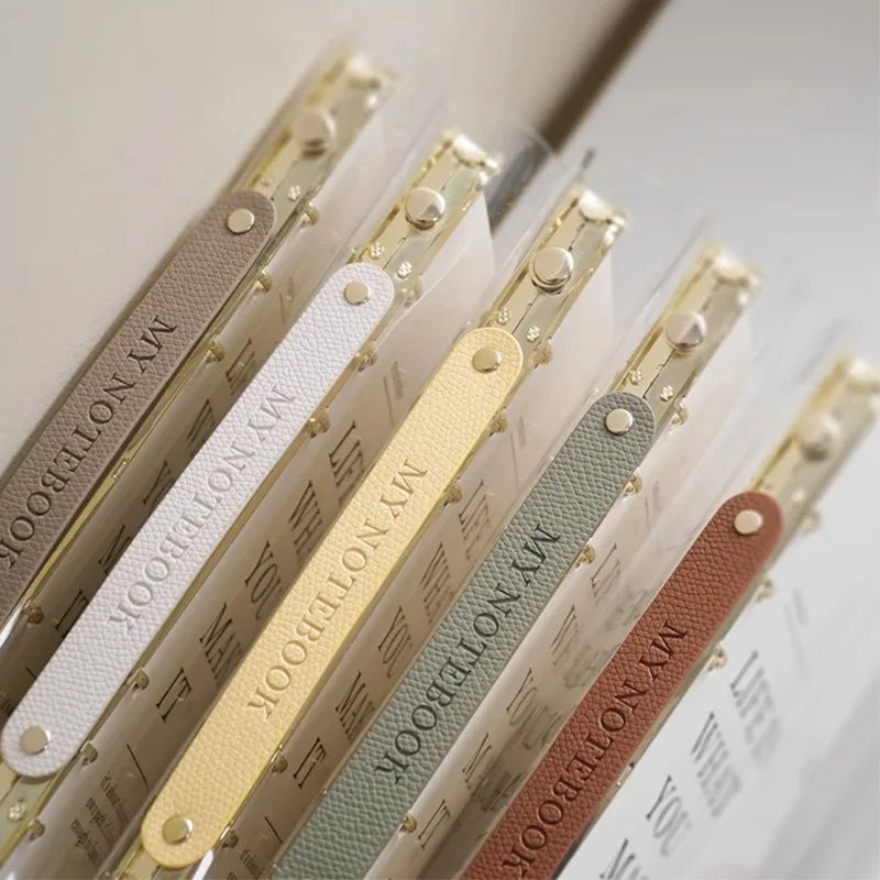 Carnet A5 Anneaux Personnalisable - Journal Bureau Planner Rechargeable + Stickers