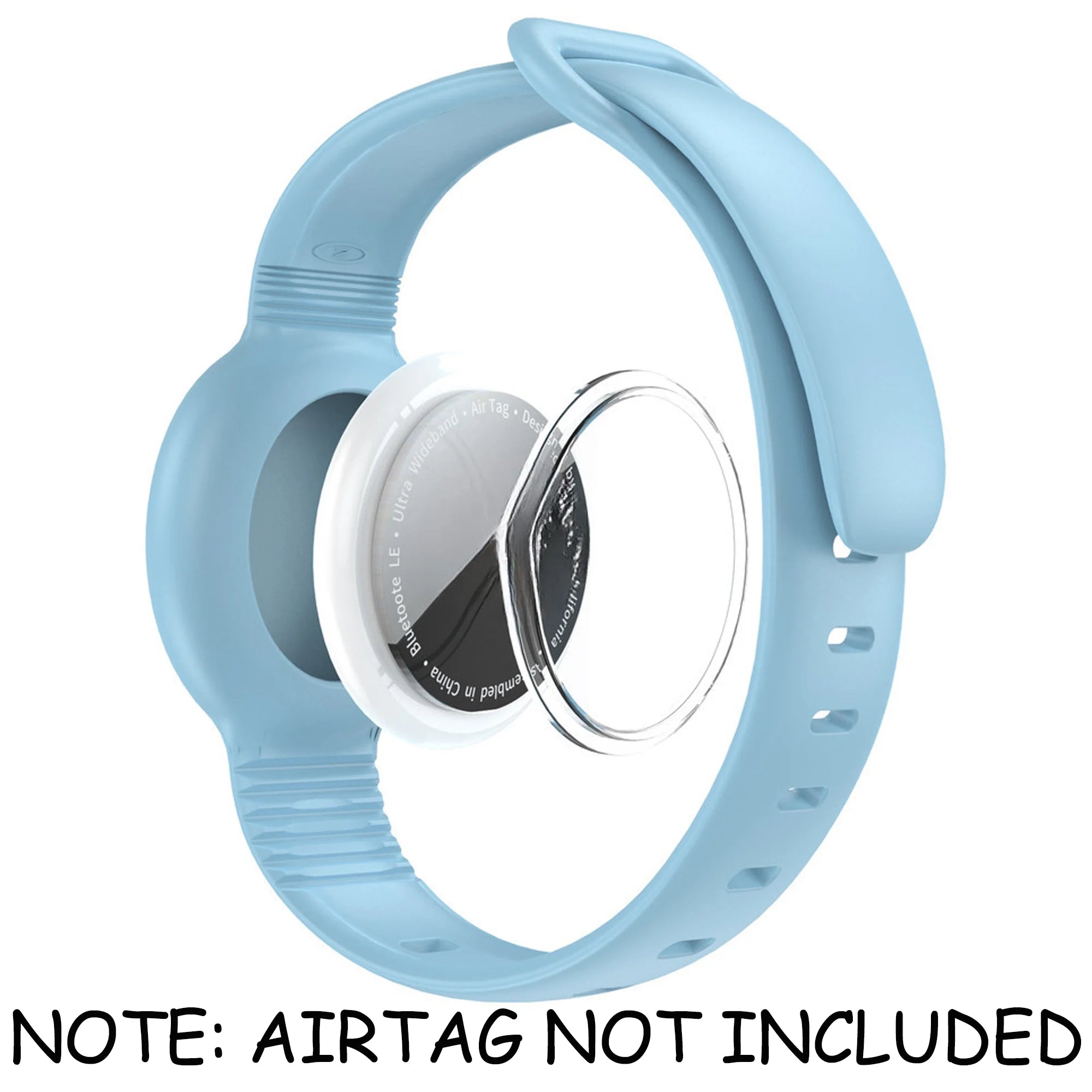 Bracelet AirTag Étanche Enfant Silicone - Tracker GPS Sécurité