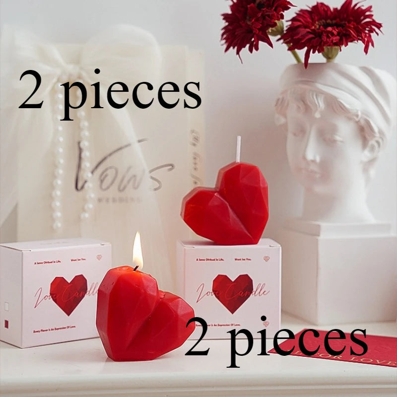 Bougie Parfumée 'Love' Saint-Valentin - Décoration Romantique Mariage & Cadeaux