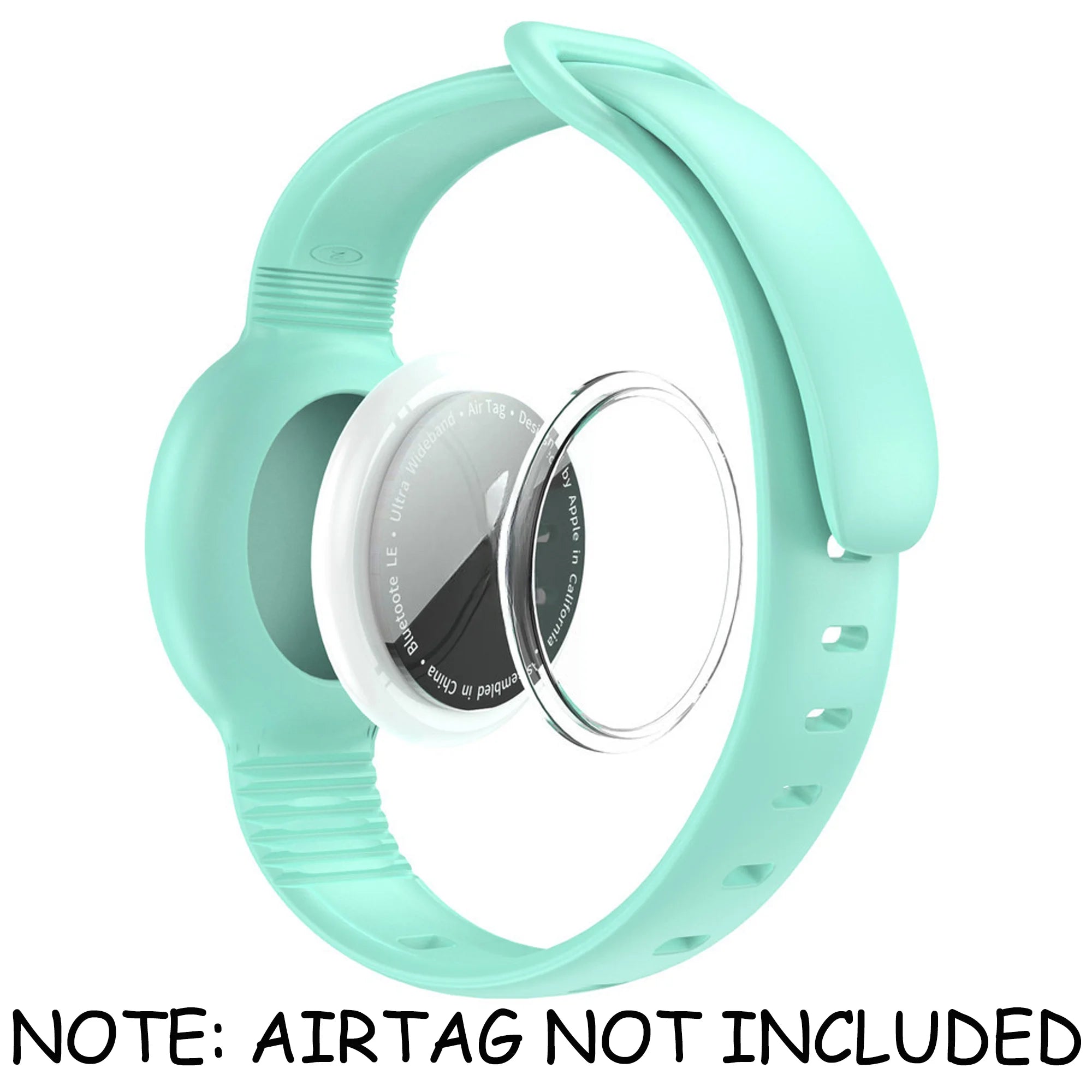 Bracelet AirTag Étanche Enfant Silicone - Tracker GPS Sécurité