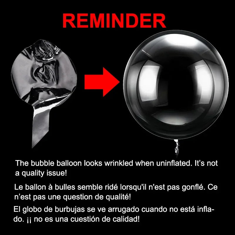 Stickers Personnalisés Ballons Bobo Prénoms 45/60/90cm - Mariage Baby Shower