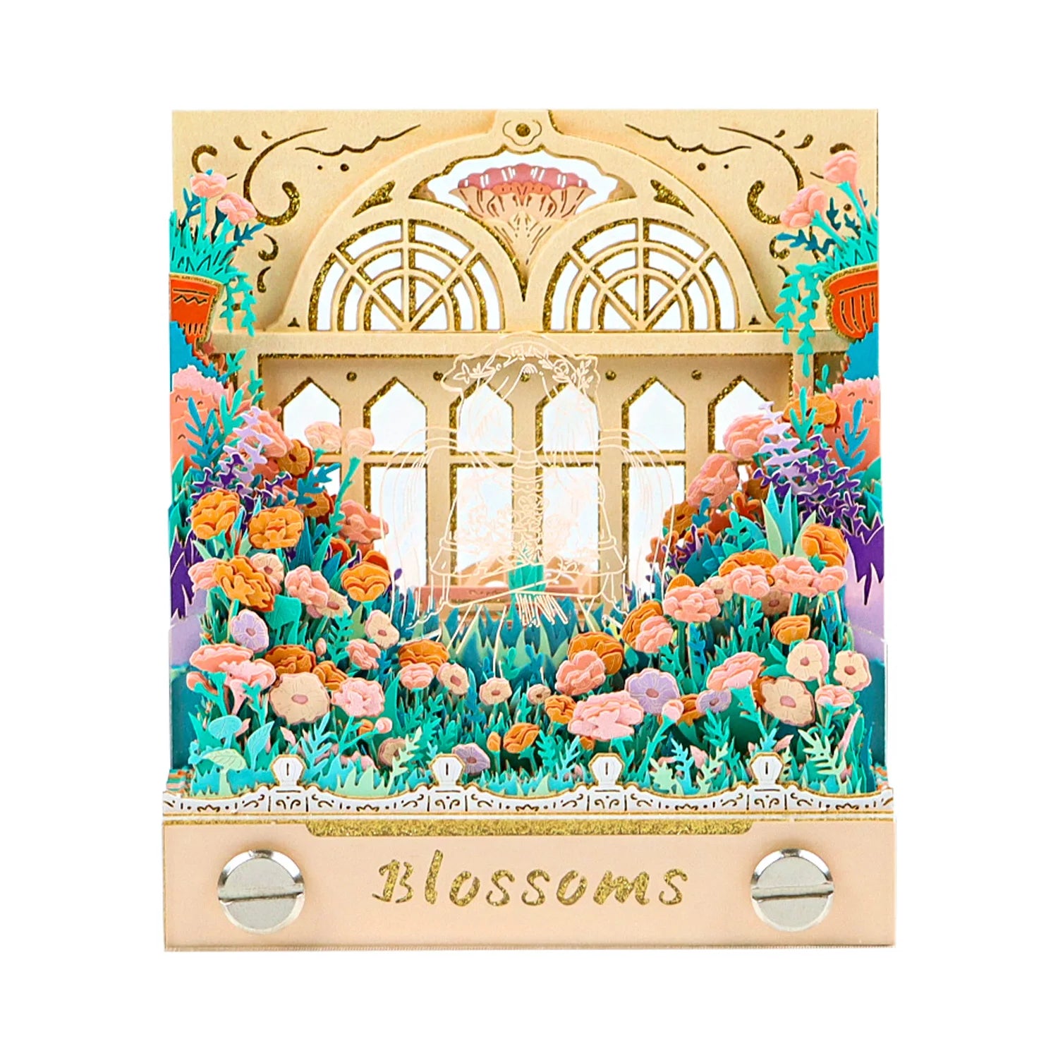 Bloc-Notes 3D Omoshiroi 160 Feuilles Sculpture Papier LED - Cadeau Original