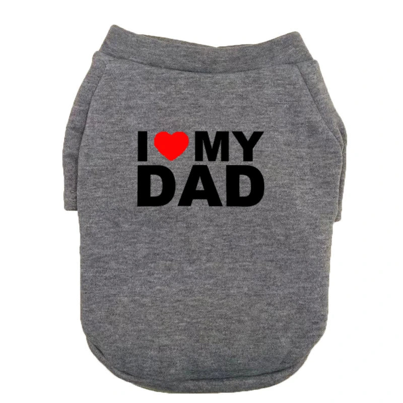 Hoodie Chien Pet DAD - Sweat Automne Hiver Chihuahua Chaton | Vêtement Chaud Petit Chien