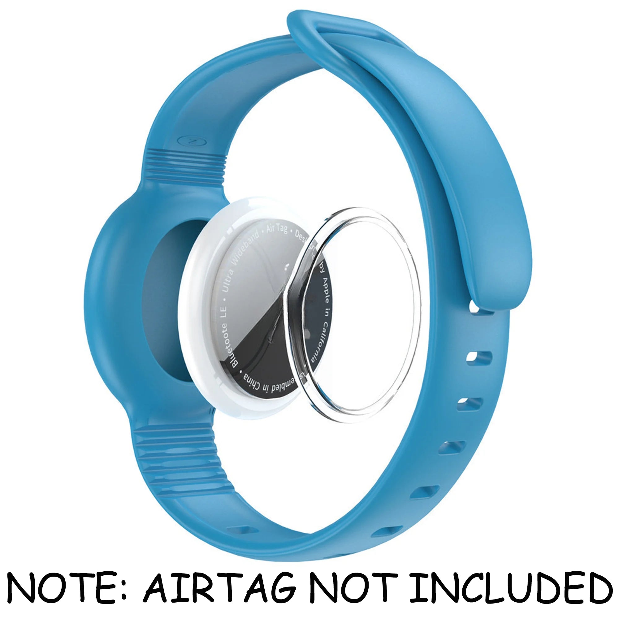 Bracelet AirTag Étanche Enfant Silicone - Tracker GPS Sécurité