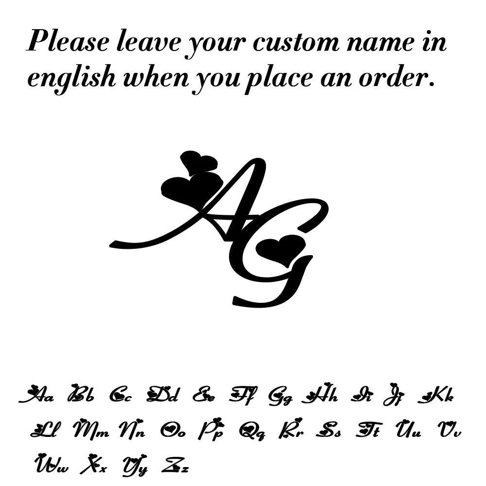 Boutons Manchette Prénom Personnalisés Acier Inoxydable - Luxe Mariage