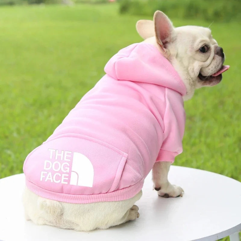 Hoodie Chien Hiver Chaud - Sweat Mode Chihuahua Bouledogue Costume | Veste Automne