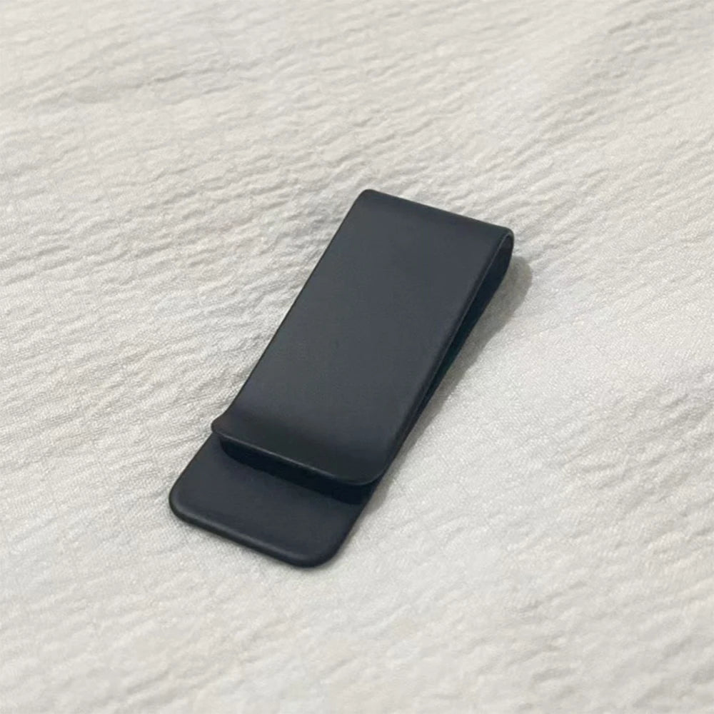 Clip Métallique Personnalisé Gravé Acier - Pince Billets Homme Cadeau Témoin