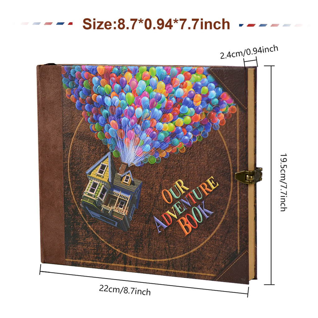 Album Photo DIY 146 Pages Scrapbook Notre Aventure - Cadeau Mariage Anniversaire