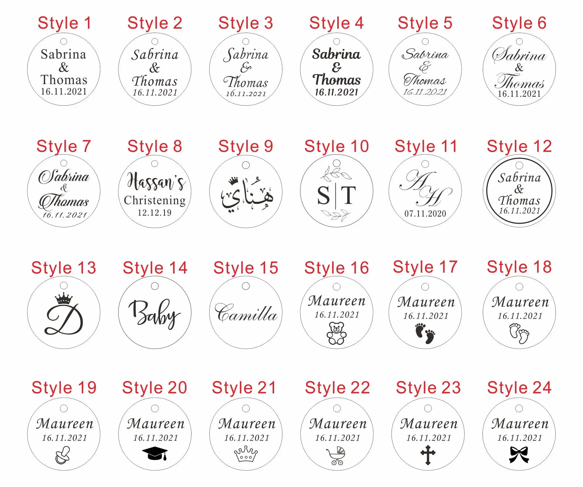 30 Confettis Ronds Personnalisés Or/Argent - Logo sur Mesure Mariage Baptême