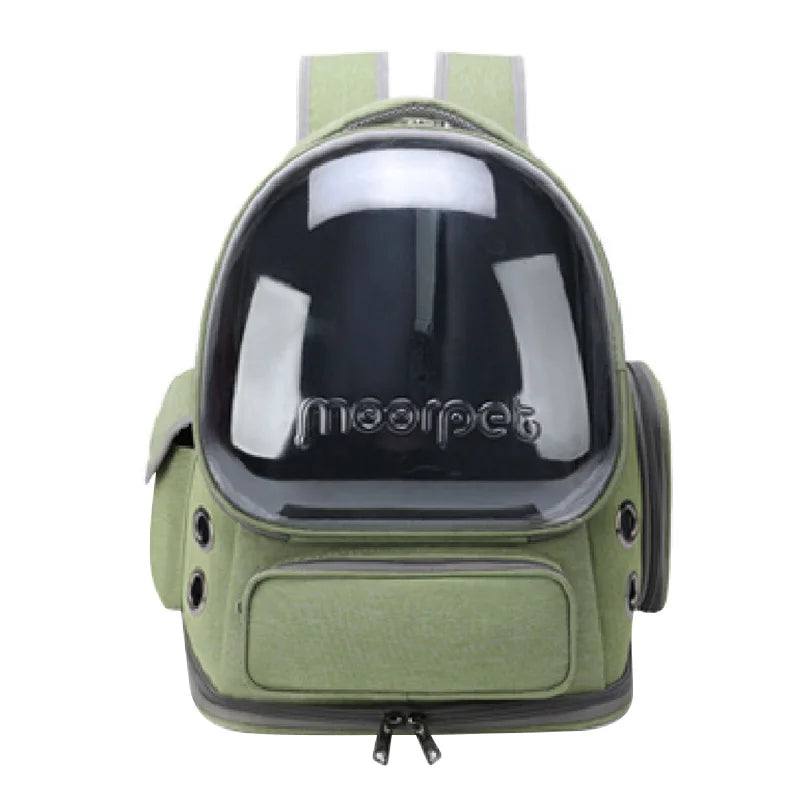 Sac de Transport Chat Transparent - Sac à Dos Respirant pour Chat et Petit Chien Voyage