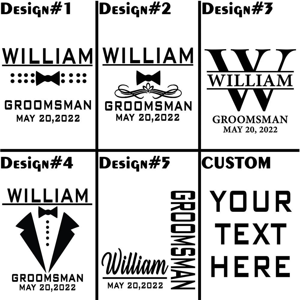 Verre Whisky Personnalisé Gravé 300ml - Cadeau Témoin Garçon d'Honneur Mariage